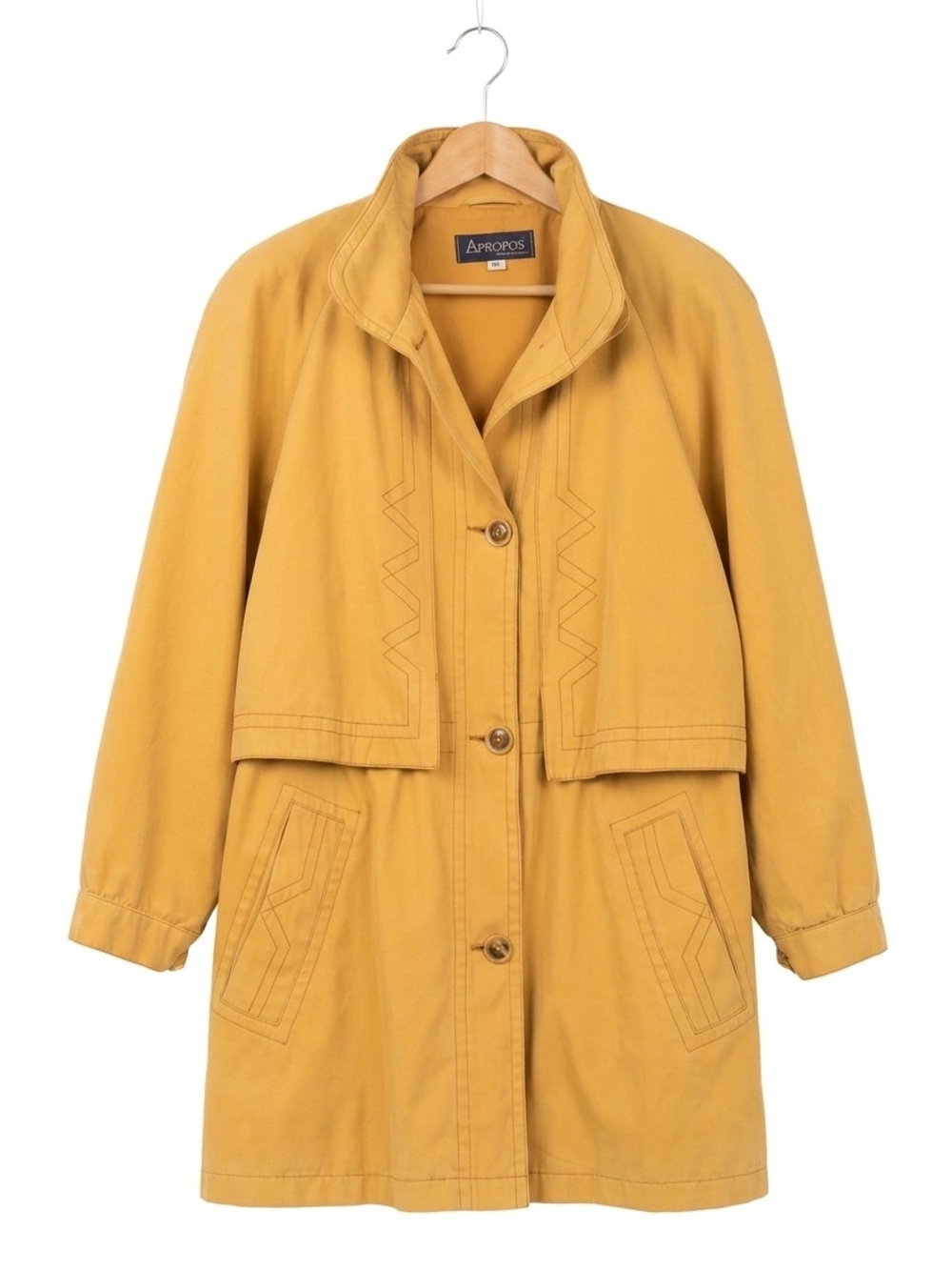Vintage Apropos Mustard Yellow Ultra Suede Jacket - Size Medium